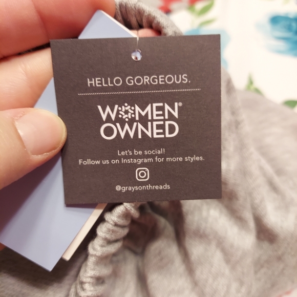 Women's  Wide Leg Graphic Check sweatpants - gray - Picture 5 of 5